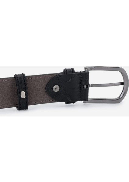 Erkek Hakiki Deri Siyah Kroko Klasik Kemer 171 2007 Erk Kmr Y25 Syh Kroko Bsk modelleri