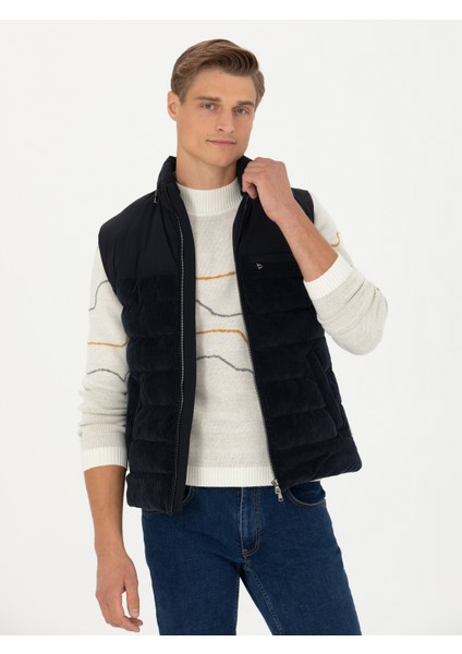 Erkek Lacivert Şişme Mont Yelek 50274460-VR033 fiyatları