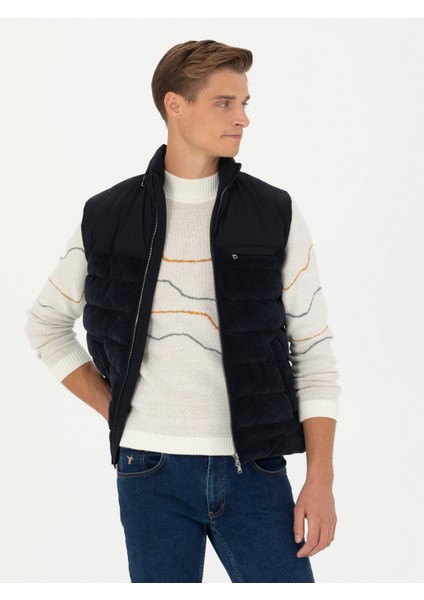 Erkek Lacivert Şişme Mont Yelek 50274460-VR033 fırsatları