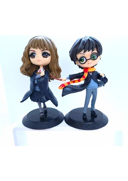 Bandai Banpresto Q Posket Harry Potter & Hermione Granger Figür Seti – 15 cm Koleksiyonluk