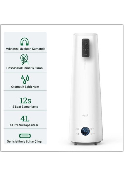 Nessiworld Deerma Uzaktan Kumandalı Ultrasonic Soğuk Buhar Makinesi LD220 indirimleri
