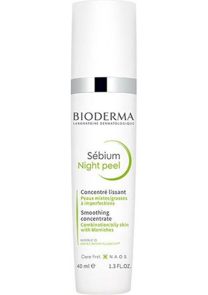 Bioderma Sebium Night Peel 40 ml - Diş Beyazlatıcı Köpük Hediye