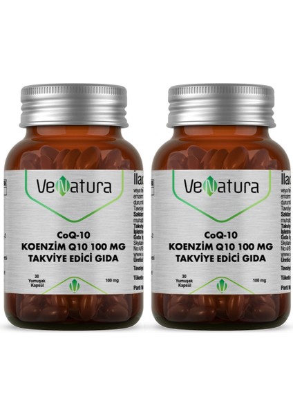 Koenzim Q10 30 Yumuşak Kapsül 2ADET