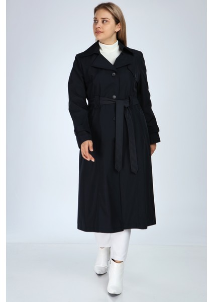 Veger Elit Tesettür Boy Bondit Trençkot