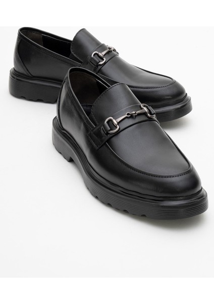 Hakiki Deri, Bağcıksız, Iç Dış Deri Erkek Ayakkabı