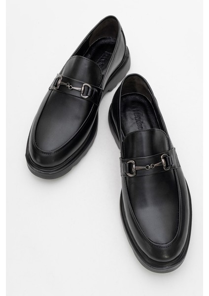 Hakiki Deri, Bağcıksız, Iç Dış Deri Erkek Ayakkabı