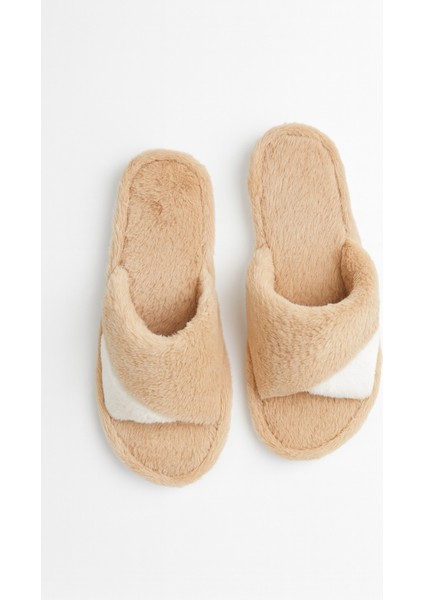 Softıe Çapraz Kadın Ev Terliği Kışlık Terlik Sessiz Taban fiyatları