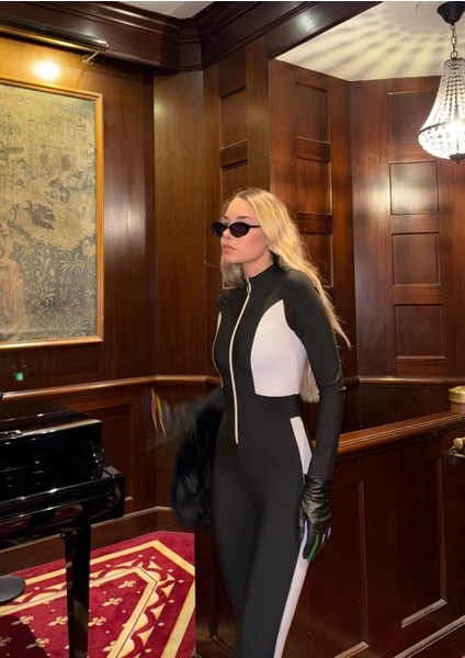 Catsuit Uzun Kollu Tulum