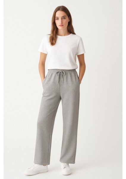 Karmelanj Geniş Paça Kadın Eşofman Altı 9220M