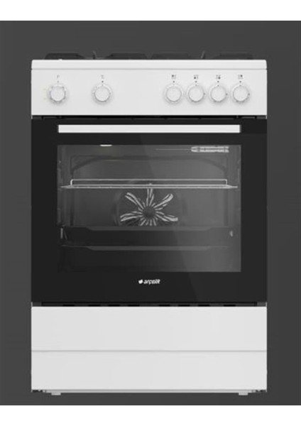 8431-1 B Ocaklı Elektroturbo Fırın Beyaz