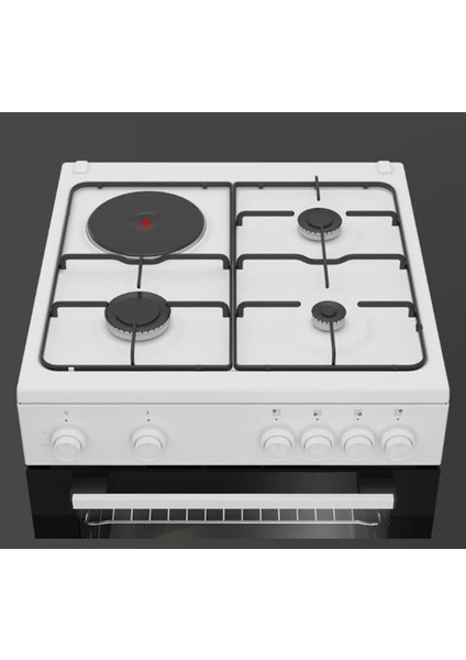 8431-1 B Ocaklı Elektroturbo Fırın Beyaz modelleri