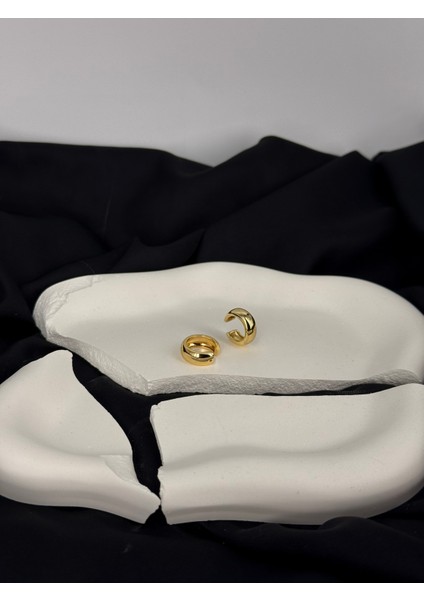 Gold Altın Taşsız Earcuff Çelik Küpe Delik Gerektirmez fiyatları