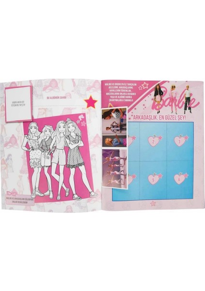 Nessiworld Barbie Çıkartma Albümü modelleri