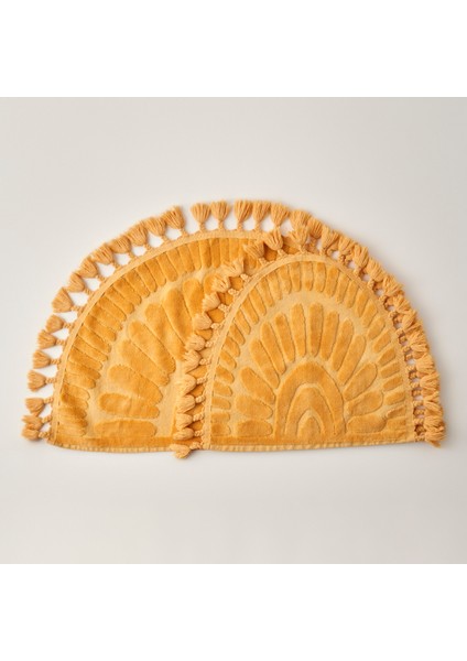 %100 Pamuk Sunshine Paspas Takımı Hardal (60x100-50x60) fırsatları