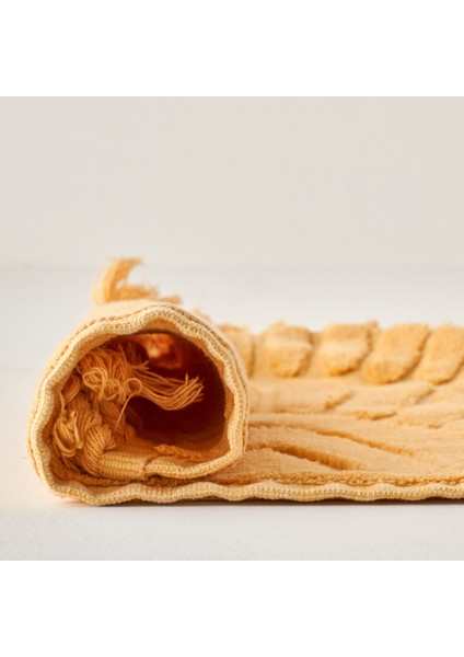 %100 Pamuk Sunshine Paspas Takımı Hardal (60x100-50x60)