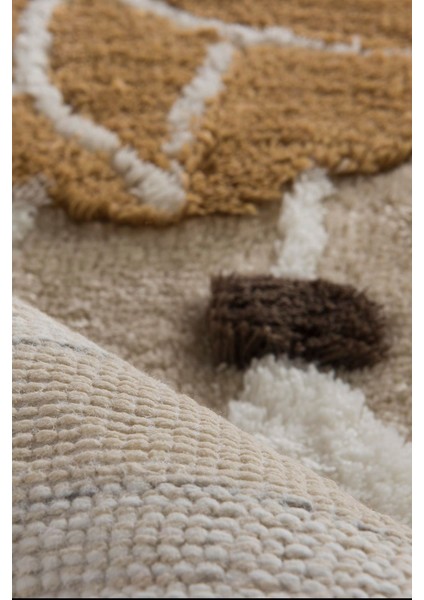 Banyo Klozet Takımı 3'lü Kahve Rüya Desenli Kabartma Figürlü Kaymaz Taban Anti-Bakteriyel fırsatları