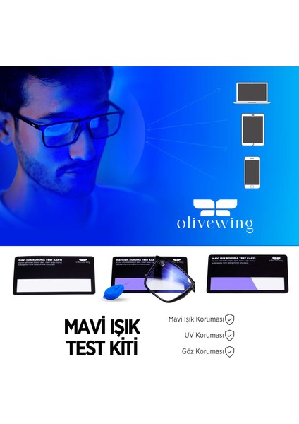Unisex Mavi Işık Korumalı Ekran Gözlüğü OLW 1801-06 indirimleri