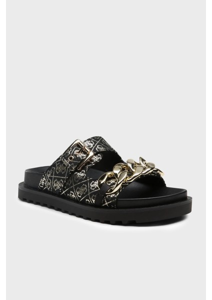 Kadın Siyah Terlik Rahat Hafif Yapı Günlük Kullanıma Uygun Şık Trend Tasarım