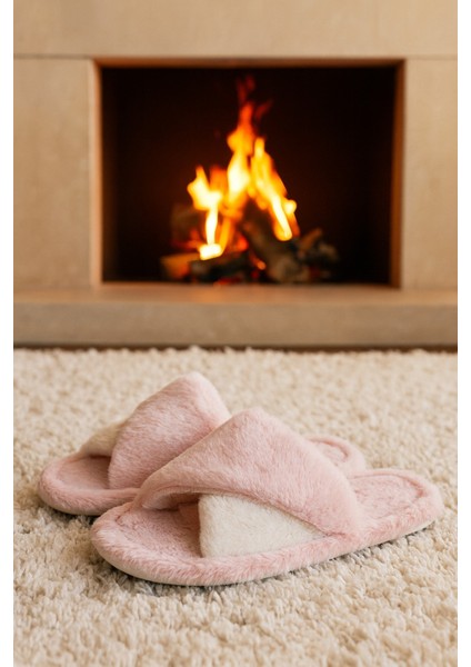 Softıe Çapraz Kadın Ev Terliği Kışlık Terlik Sessiz Taban fırsatları