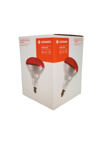 Infrared BR40 Kırmızı (red) 150W Ampül (Isı Ampül) E27 Duylu 350 Lümen 1200 Kelvin fırsatları