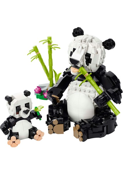 ® Creator 3’ü 1 Arada Vahşi Hayvanlar: Panda Ailesi 31165 - 8 Yaş & Üzeri Çocuklar için Oyuncak Yapım Seti (626 Parça) fiyatları
