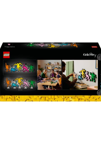 ® Art Keith Haring – Dans Eden Figürler 31216 - Yetişkinler Için Koleksiyonluk Yaratıcı Model Yapım Seti (1773 Parça) fırsatları