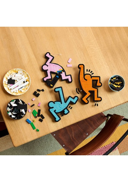® Art Keith Haring – Dans Eden Figürler 31216 - Yetişkinler Için Koleksiyonluk Yaratıcı Model Yapım Seti (1773 Parça)