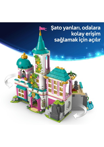 ® Disney Princess ǀ Disney Prenses Şatosu ve Kraliyet Hayvanları 43267 - 6 Yaş ve Üzeri Çocuklar için Yaratıcı Oyuncak Yapım Seti (787 Parça)