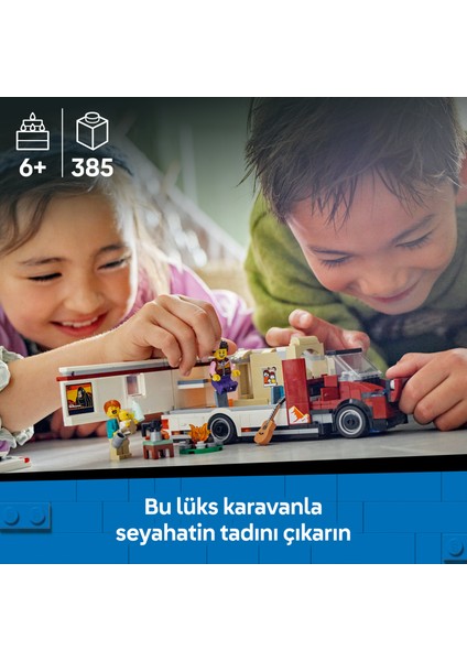 ® City Tatil Macera Karavanı 60454 - 6 Yaş & Üzeri Çocuklar için Yaratıcı Oyuncak Yapım Seti (385 Parça) indirimleri
