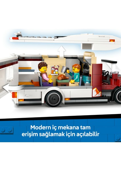 ® City Tatil Macera Karavanı 60454 - 6 Yaş & Üzeri Çocuklar için Yaratıcı Oyuncak Yapım Seti (385 Parça)