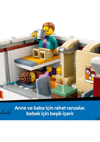 ® City Tatil Macera Karavanı 60454 - 6 Yaş & Üzeri Çocuklar için Yaratıcı Oyuncak Yapım Seti (385 Parça)