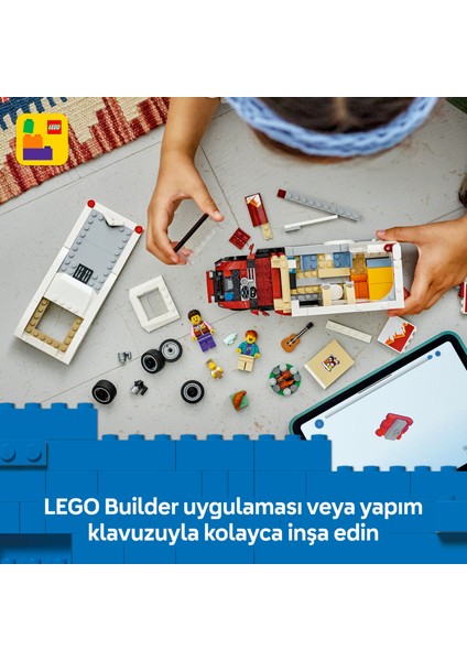 ® City Tatil Macera Karavanı 60454 - 6 Yaş & Üzeri Çocuklar için Yaratıcı Oyuncak Yapım Seti (385 Parça)