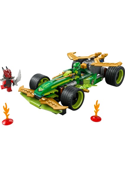 ® NINJAGO® Lloyd'un Çek-Bırak Yarış Arabası 71828 - 7 Yaş & Üzeri Çocuklar için Yaratıcı Oyuncak Yapım Seti (181 Parça) fiyatları