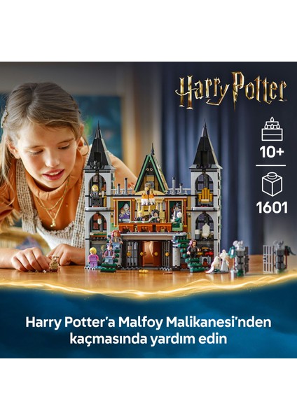 ® Harry Potter™ Malfoy Malikanesi 76453 - 10 Yaş & Üzeri Çocuklar için Yaratıcı Oyuncak Yapım Seti (1601 Parça) indirimleri