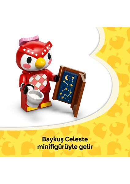 ® Animal Crossing™ Celeste ile Yıldız Gözlemleme 77053 - 6 Yaş & Üzeri Çocuklar için Yaratıcı Oyuncak Yapım Seti (78 Parça)