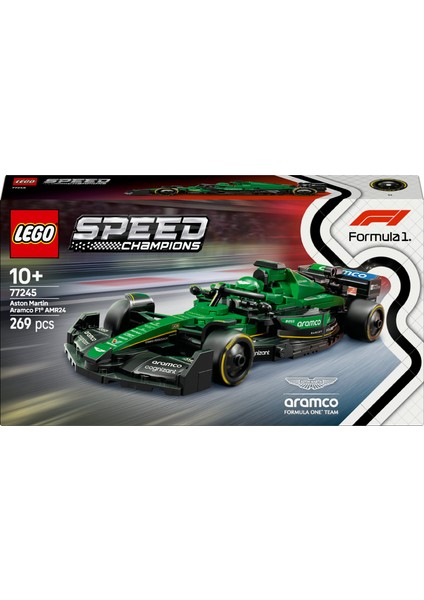 ® Speed Champions Aston Martin Aramco F1® AMR24 Yarış Arabası 77245 - 10 Yaş & Üzeri Çocuklar için Oyuncak Yapım Seti (269 P) modelleri