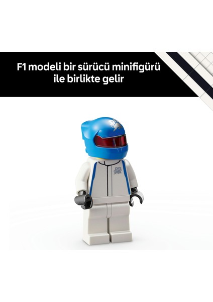 ® Speed Champions Visa Cash App RB VCARB 01 F1® Yarış Arabası 77246 - Yetişkinler için Yaratıcı Model Yapım Seti (248 P)