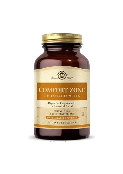 Solgar Comfort Zone Digestive Complex 90 Kapsül - Diş Beyazlatıcı Köpük Hediye