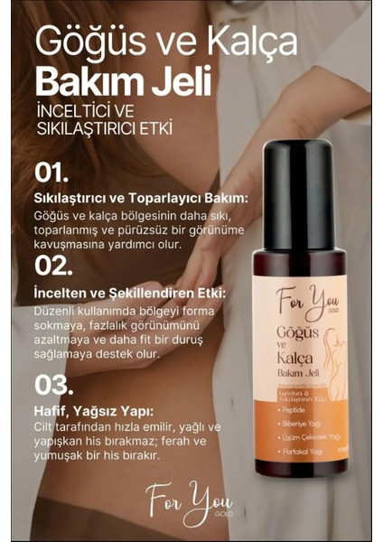 Göğüs ve Kalça Sıkılaştırıcı Bakım Jeli 100 ml Kolajen ve Bitkisel Yağ İçerikli modelleri