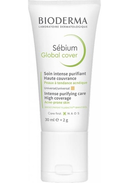 Bioderma Sebium Global Cover 30ML - Diş Beyazlatıcı Köpük Hediye