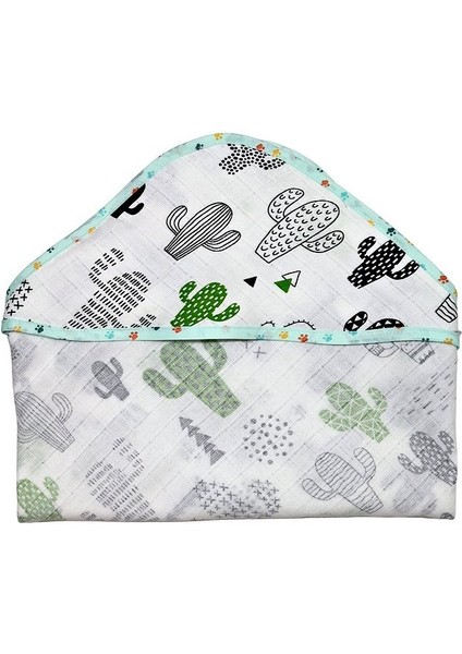 Müslin Kundak Havlu Minicik Kaktüs Bahçesi