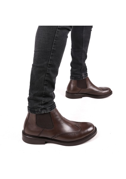 Hakiki Deri Erkek Günlük Bot modelleri