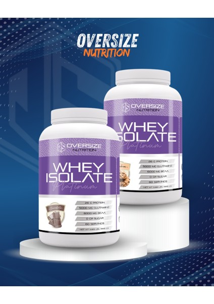 Whey Isolate Platinum 1800 gr 60 Servis Kurabiye Aromalı fırsatları