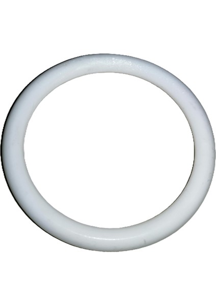 Plastik Lif Halkası 6cm & Beyaz 10 Adet