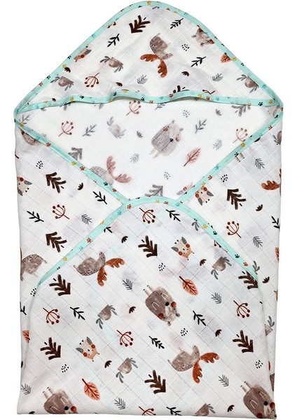 Müslin Kundak Havlu Minicik Orman Dostları