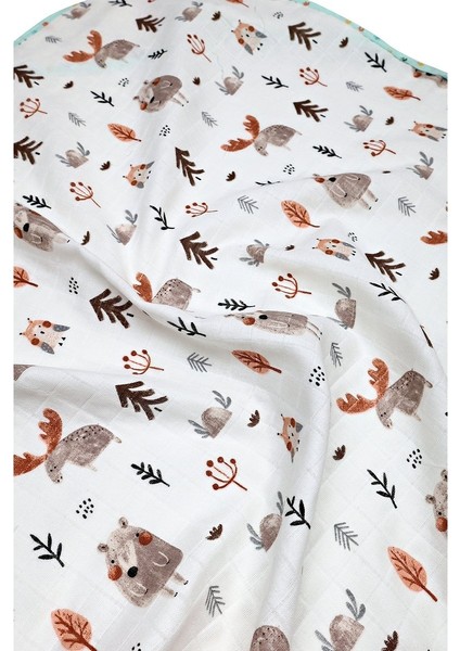 Müslin Kundak Havlu Minicik Orman Dostları fırsatları