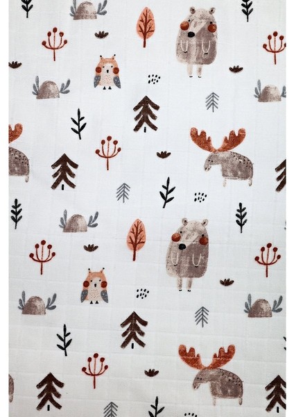 Müslin Kundak Havlu Minicik Orman Dostları indirimleri