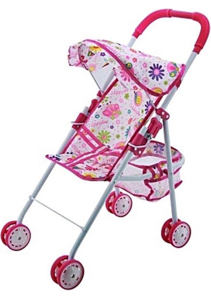 Metal Geniş Puset Çiçek Desenli Katlanabilir Dayanıklı 2-7 Yaş Türk Malı fiyatları