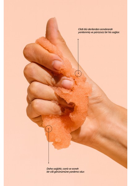 Vücut Peeling Maske İnci Tozlu Arındırıcı ve Nemlendirici 250 ml Tüm Cilt Tipleri İçin fiyatları