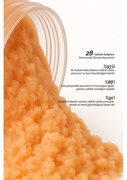 Vücut Peeling Maske İnci Tozlu Arındırıcı ve Nemlendirici 250 ml Tüm Cilt Tipleri İçin modelleri